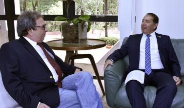Visita de cortesia ao presidente do TCE-MS